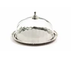 Lamedore Optik Cam Nikel Oval Kek Standı 25.5x31x18.5 cm