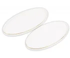 Mikasa Moor Gold Modern 2 li Kayık Tabak 31*16 cm -36*18 cm