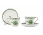 Mikasa Moor jardin de vert yeşil 2li kahve fincan seti100ml