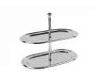 Mikasa Moor Rönesans Silver 2 katlı Sunumluk 28x24 cm