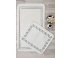 Nazik Home Zen Çizgi Nakışlı 2li Paspas Set (60 x 100 cm)