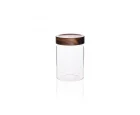 The Mia Akasya Yuvarlak Cam Kavanoz 850 ml