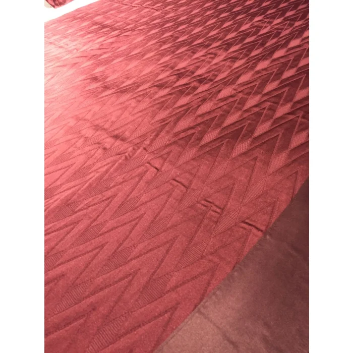 Rüya Pike Odamoda Bordo Pamuk Saten Yatak Örtüsü 250x260