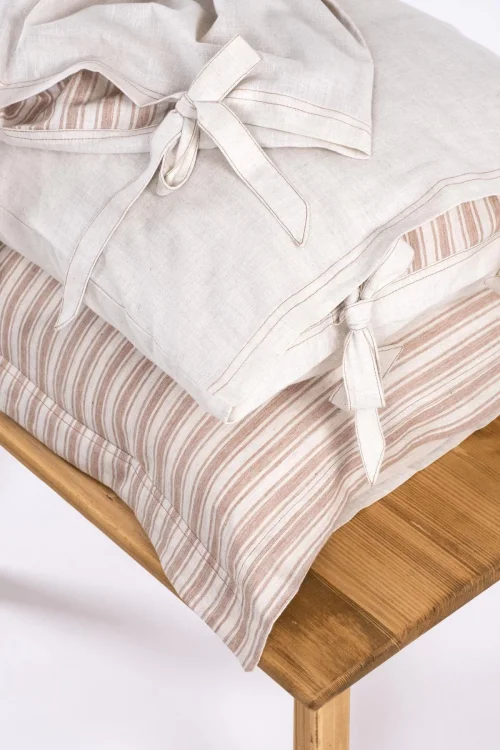 Ecocotton Ala Çift Kişilik Nevresim Takımı %100 Organik Pamuk Keten Terra