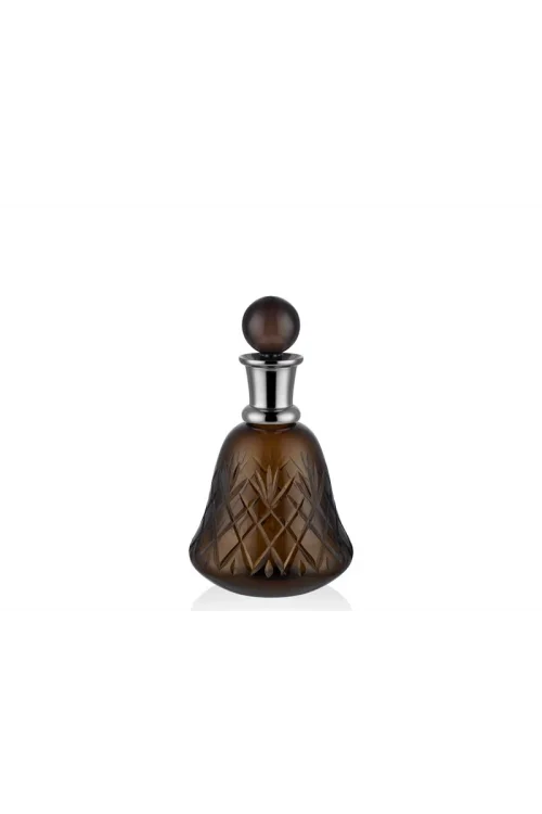 Lamedore Bell Shape Khakı Color Bottle Kahve Şişe 13x25 Cm