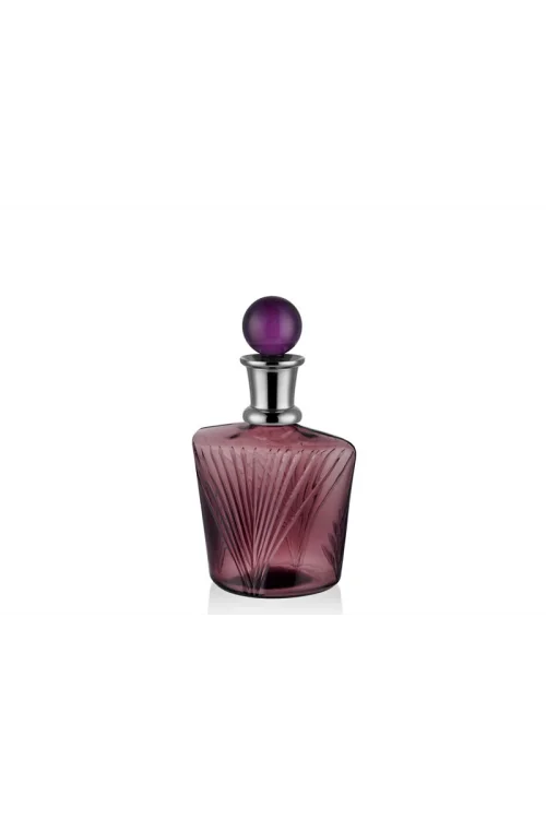 Lamedore Body Shape Purple Color Bottle Mor Şişe 13,5x10x24 Cm