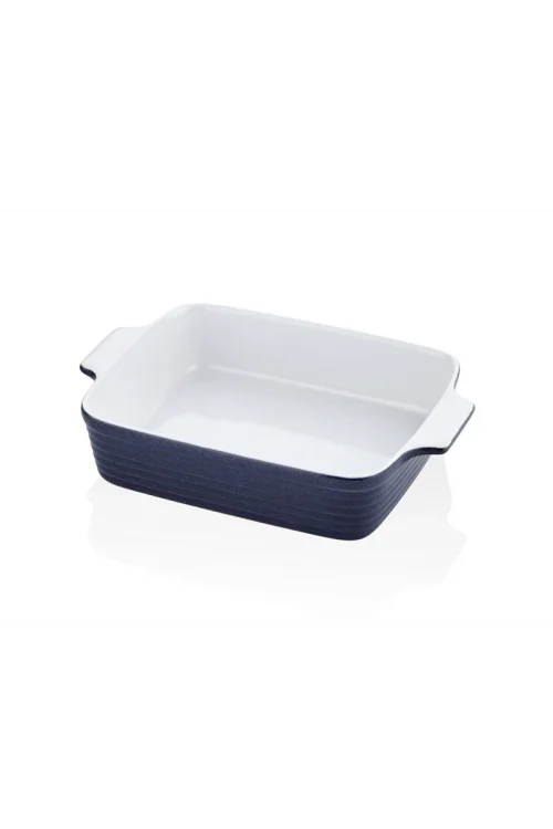 Lamedore Brandanı Dikdörtgen Mavi Fırın Kabı 33x23x8,5 cm