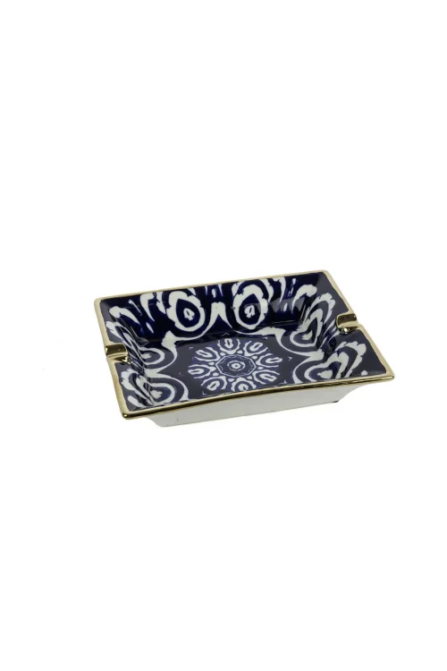 Mikasa Moor Blue Blanc Dek Tabak 22x17x5cm
