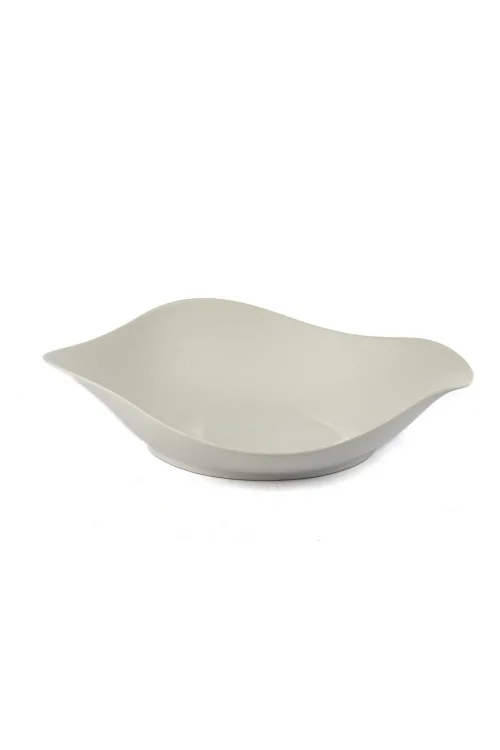 Mikasa Moor Mat Beyaz Pors Kase 39x27x11cm