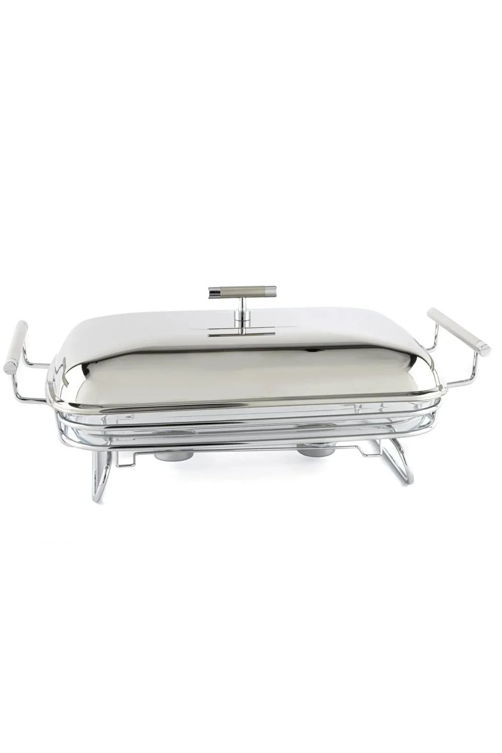 Mikasa Moor Perle Çelik Kapaklı Dikdörtgen Isıtıcılı Servis 47x25x19cm