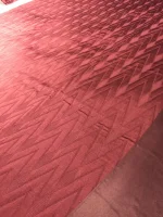 Rüya Pike Odamoda Bordo Pamuk Saten Yatak Örtüsü 250x260