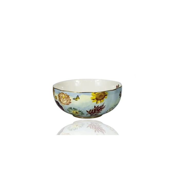 Lamedore Medore Spring Çiçek Desenli Salata Kasesi 23 Cm
