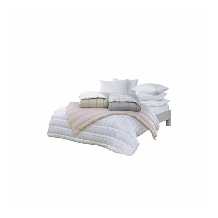 Othello Verno 195x215 Çift Kişilik Yorgan+Yastık Set Gri