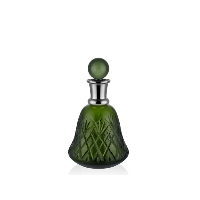 Lamedore Bell Shape Lıght Green Bottle Yeşil Şişe 13x25 Cm