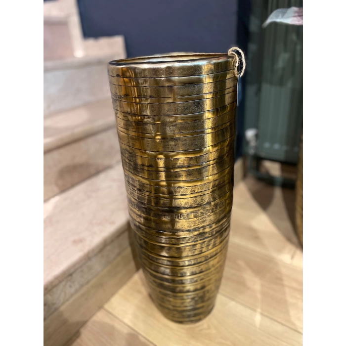 Selin Decor Gold Antik Vazo Küçük 56x19 cm
