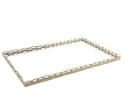Mikasa Moor Gold Metal Dik Aynalı Tepsi 56x36cm