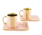 Mikasa Moor Pinky 2 Li Kahve Fincanı