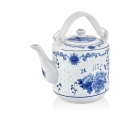 Lamedore Tea Time Manolya Desenli Dekoratif Çaydanlık 19*23*23 Cm