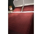 Rüya Pike Odamoda Bordo Pamuk Saten Yatak Örtüsü 250x260