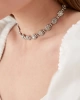 Kadın Helena Kristal Zirkon Taşlı Model Gümüş Abiye Elbise Düğün Nişan Söz Kına Gelin Günlük Choker