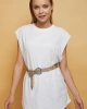 Kadın Renkli Tokalı Model Kristal Zirkon Taşlı Abiye Elbise Pantolon Etek Düğün Nişan Parti Kemeri