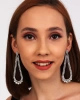 Kadın Uzun Damla Zirkon Taşlı Model Gümüş Pırlanta Abiye Düğün Gelin Nişan Kına Söz Parti Balo Küpe