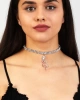 Kadın Yılan Model Zirkon Taşlı Gümüş Pırlanta Abiye Düğün Nişan Söz Balo Tasma Gerdanlık Choker Takı