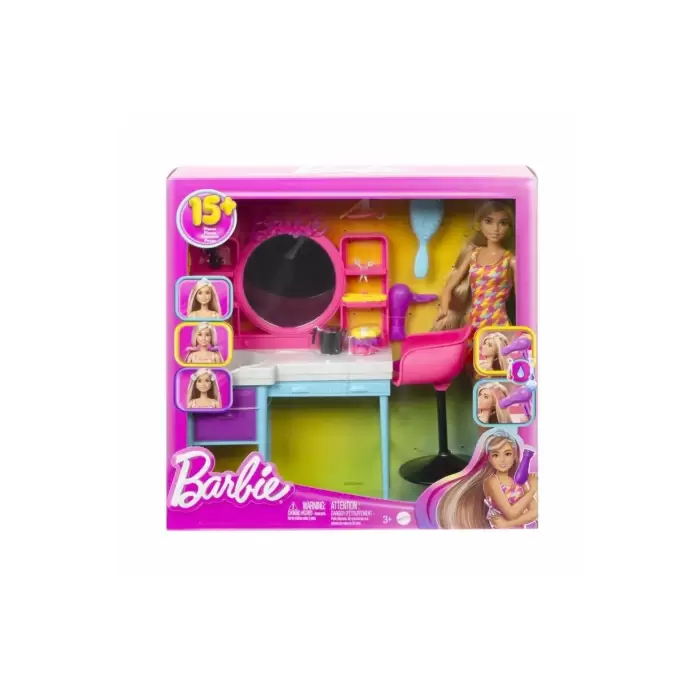 Barbie Muhteşem Kuaför Oyun Seti