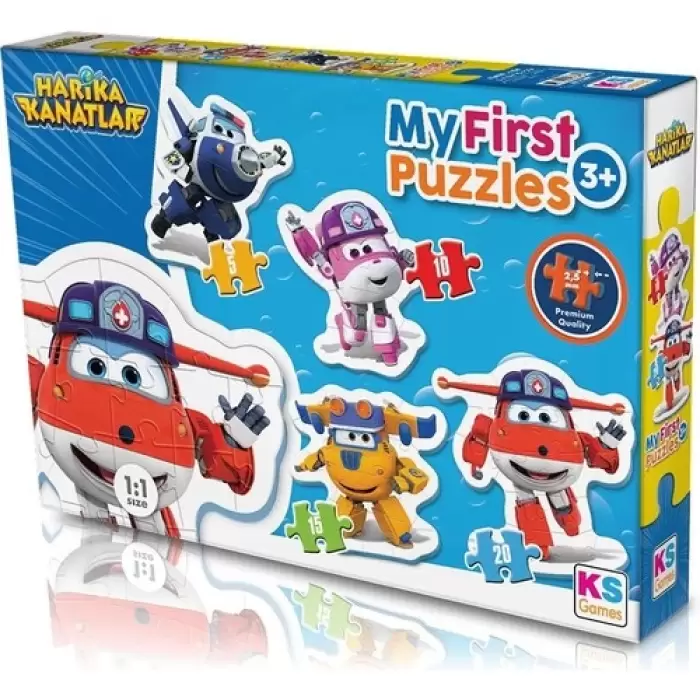 Çocuk Puzzle Harika Kanatlar Benim İlk Puzzle 4 In 1