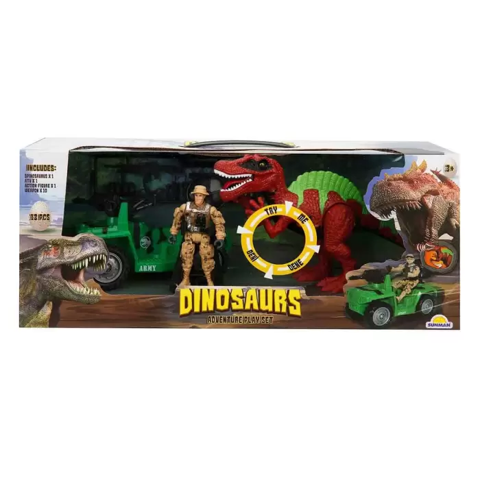 Dinozor Yakalayıcı Oyun Seti 13 Parça