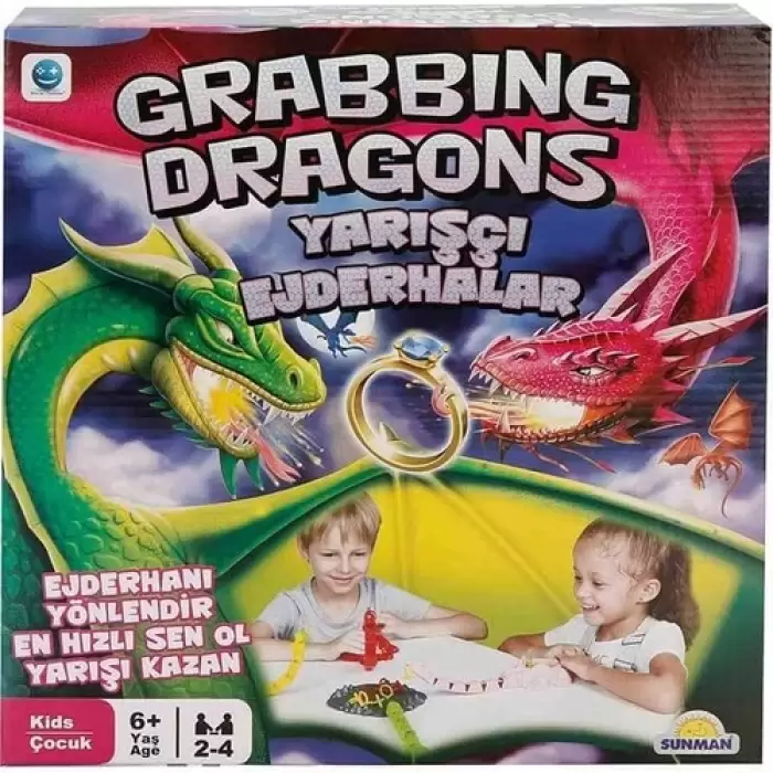 Eğitici Kutu Oyunu Yarışçı Ejderhalar Smile Games