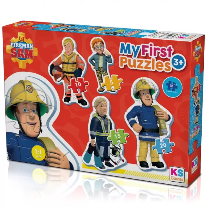 Çocuk Puzzle Fireman Sam My First 4 in 1