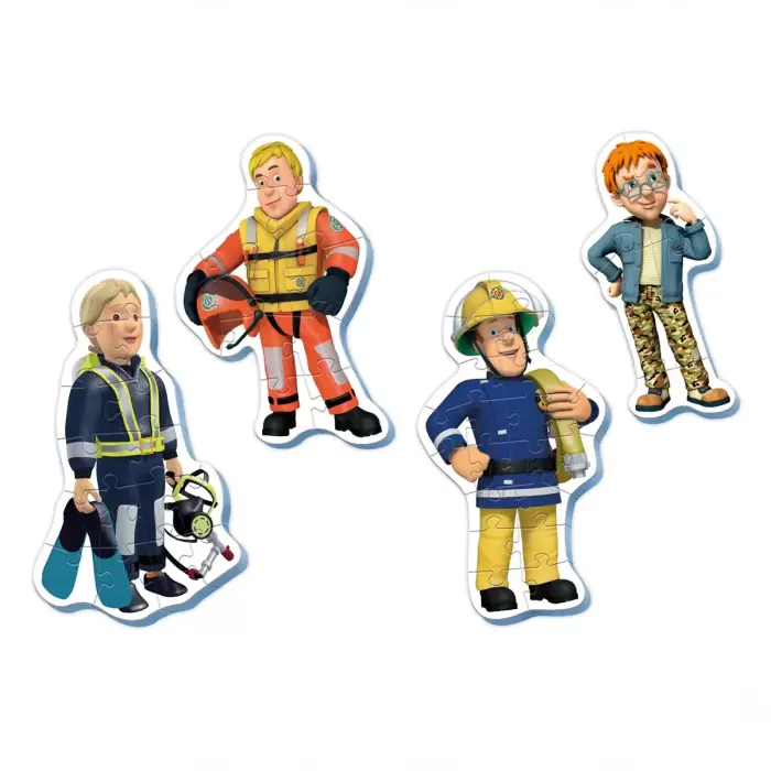 Çocuk Puzzle Fireman Sam My First 4 in 1