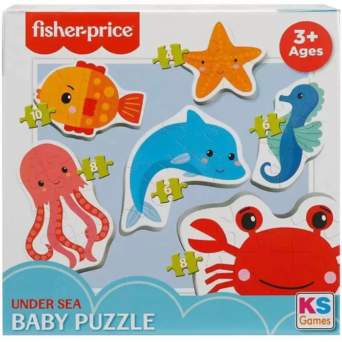 Fisher Price Baby Under Sea 6 in 1 Puzzle