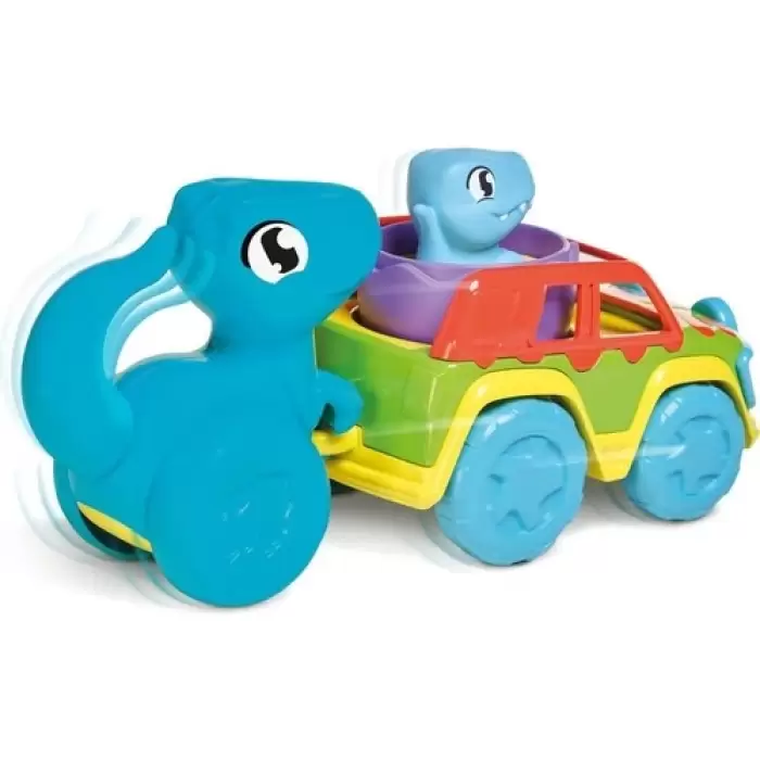 Jurassic World Dino ve Renkli Araç Tomy