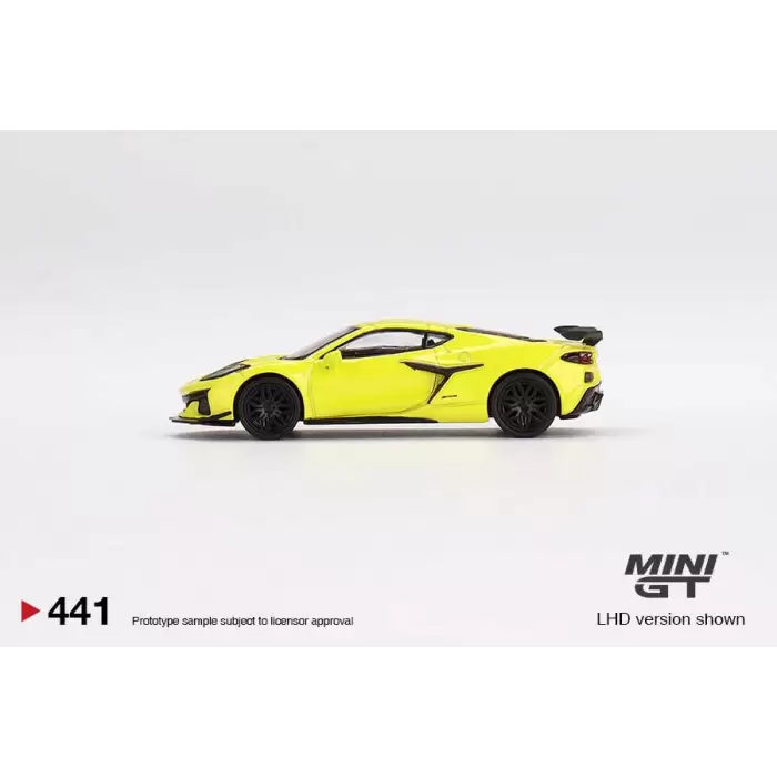 Mini GT Chevrolet Corvette Z06 2023 Accelerate Yellow MGT00441