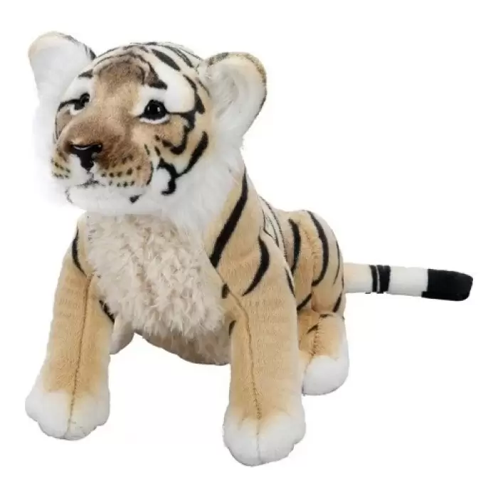 Oturan Peluş Oyuncak Yavru Kaplan 45 cm