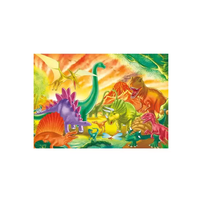 The Age Of Dinosaurs 50 Parça Jumbo Boy Puzzle Ks Games