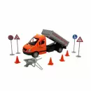 Maxx Wheels Sesli ve Işıklı Yol Yardım Kamyonu ve Trafik Işaretleri