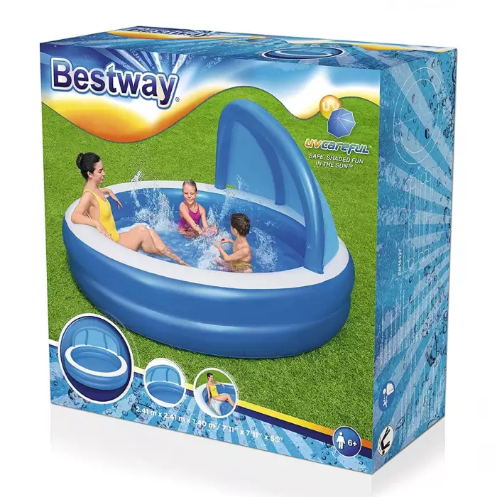 Bestway Inflatable Pool With Sunshade 54337