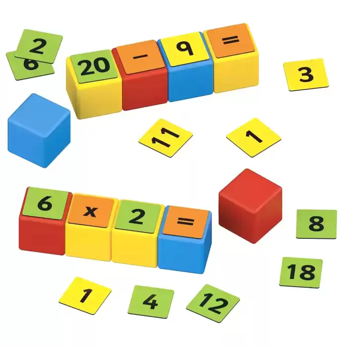 Geomag Magicube Math Building 10 Manyetik Küp 55 Parça