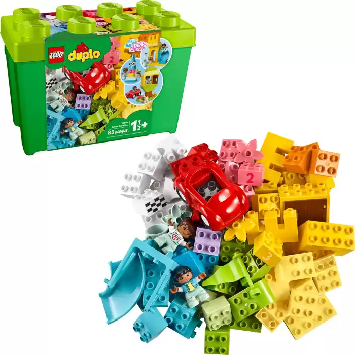 LEGO DUPLO Classic 85 Parçalık Yapım Parçaları Lüks Yapım Kutusu (10914) - Çocuk Oyuncak Yapım Seti