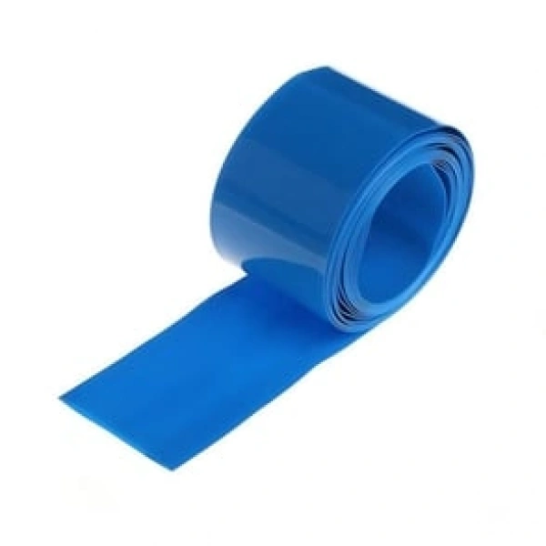 160mm Mavi Batarya Kaplama Shrink Isıyla Daralan PVC Makaron