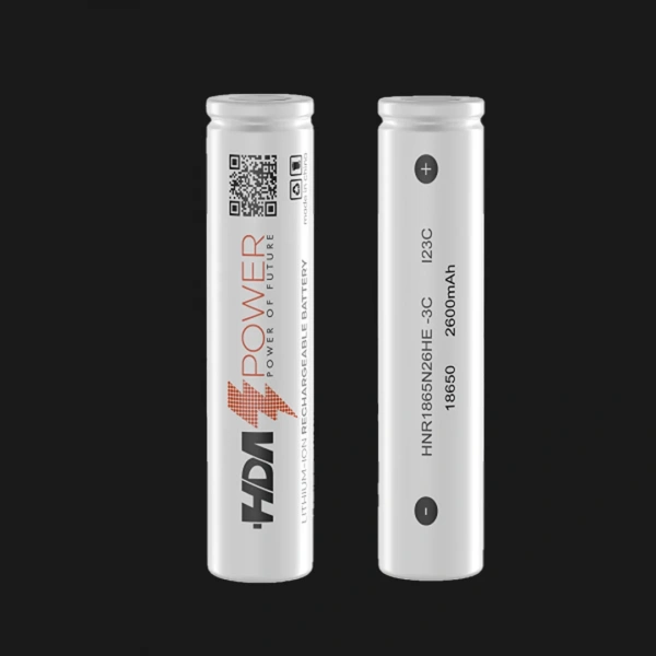 18650 3.6V 2600mAh 3c Şarj Edilebilir Li-ion Pil
