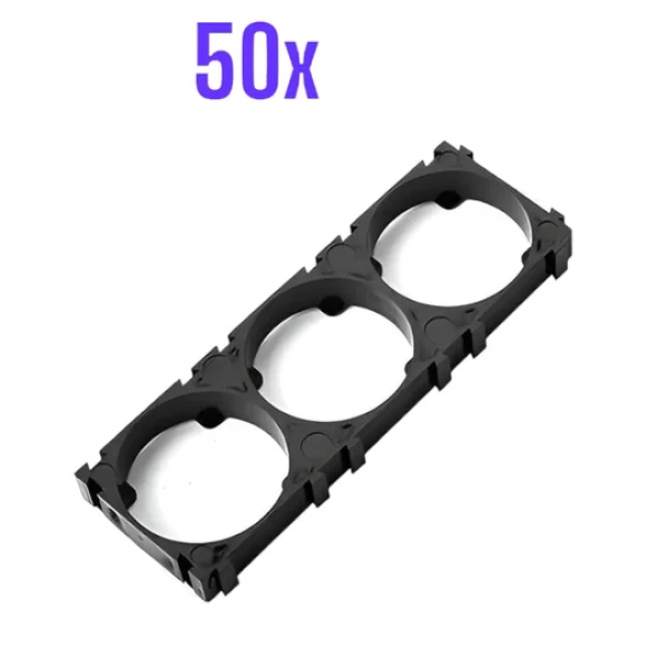 18650 3x1 Pil Tutucu Holder (x50 adet)