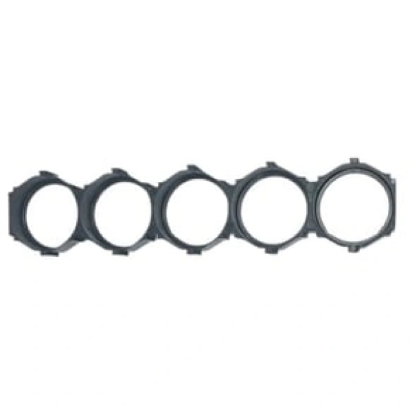 18650 Petek Tip 5x1 Pil Tutucu Holder (x2 adet)