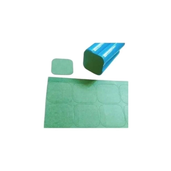 18650 Pil için Kare Tip (2x2 Pil) 12 Adet Yalıtım İzolasyon Contası Arpa Kağıt Düz Deliksiz Yuvarlatılmış Köşeli