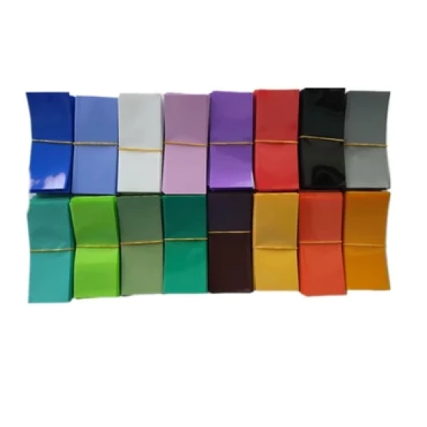 18650 Pil için Renkli Batarya Shrink - Isıyla Daralan PVC (Makaron) (50 Adet)