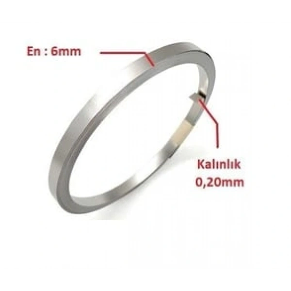 6 x 0,20 mm Nikel Kaplı Punta Teli - 5 metre