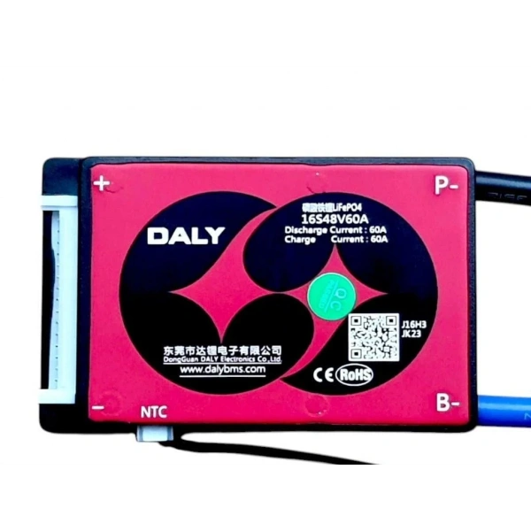 DALY 16S 60A Balanslı LiFePO4 Batarya BMS